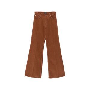 Haikure Brown Trousers - Flared Trousers Women